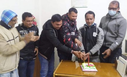 সাংবাদিক ওমর ফারুক এর জন্মদিন পালন