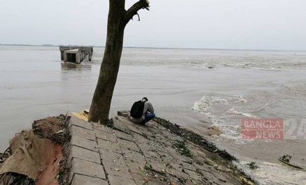 সিরাজগঞ্জে ফের বাড়ছে যমুনার পানি