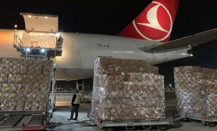 ফিলিস্তিনি মুসলিমদের জন্য চিকিৎসা সরঞ্জাম পাঠাচ্ছে তুরস্ক