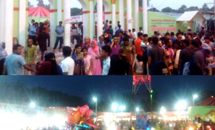 শাহজাদপুরে শিল্প ও বাণিজ্য মেলা জমজমাট; রমজানেও থাকছে মেলা