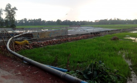 শাহজাদপুরে বালি হতে ফসলী জমি রক্ষার দাবী কৃষকদের