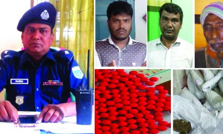 শাহজাদপুরে সাড়ে ৩ সপ্তাহে মাদকদ্রব্য নিয়ন্ত্রণ আইনে ২৪ মামলা দায়ের: সাজাপ্রাপ্ত ৯ ও ওয়ারেন্টভূক্ত ১৭৮ জন গ্রেফতার