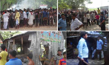 শাহজাদপুরে দুই গ্রামবাসির মধ্যে ভয়াবহ সংঘর্ষ- ওসি ও যুগান্তরের সাংবাদিকসহ আহত অর্ধশতাধিক