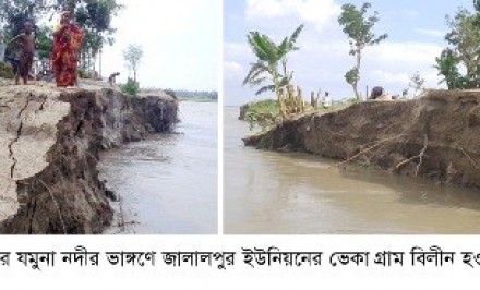 শাহজাদপুরের ভেকা ও হাটপাচিল গ্রাম বিলীন হওয়ার উপক্রম