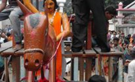 বেলকুচিতে উল্টো রথযাত্রা অনুষ্ঠিত