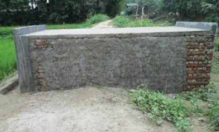 শাহজাদপুরের ফরিদপাঙ্গাসি গ্রামে  অবশেষে কালভার্ট নির্মান