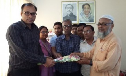 বেলকুচিতে নবাগত ইউএনও সাথে সাংবাদিকদের মতবিনিময়