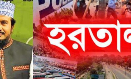 মাওলানা ফারুকীর হত্যার প্রতিবাদে বোদায় হরতাল পালিত