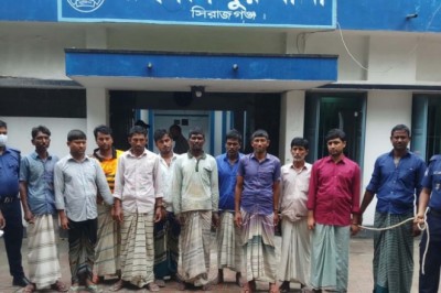 শাহজাদপুরে খুন ও ধর্ষণ মামলার ১১ আসামি গ্রেফতার