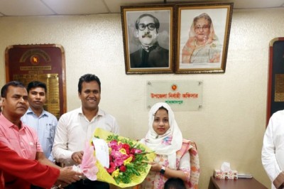 শাহজাদপুরে নবাগত ইউএনও সাদিয়া আফরিনের যোগদান