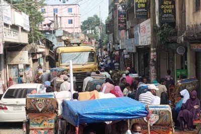 যানজটের শহর শাহজাদপুর!