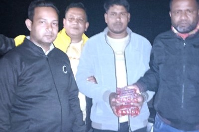 শাহজাদপুরে  ৫০০ গ্রাম গাঁজাসহ আটক ১