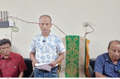 ঘটনাস্থলে না থেকেও আসামী হওয়ার প্রতিবাদে সংবাদ সম্মেলন!